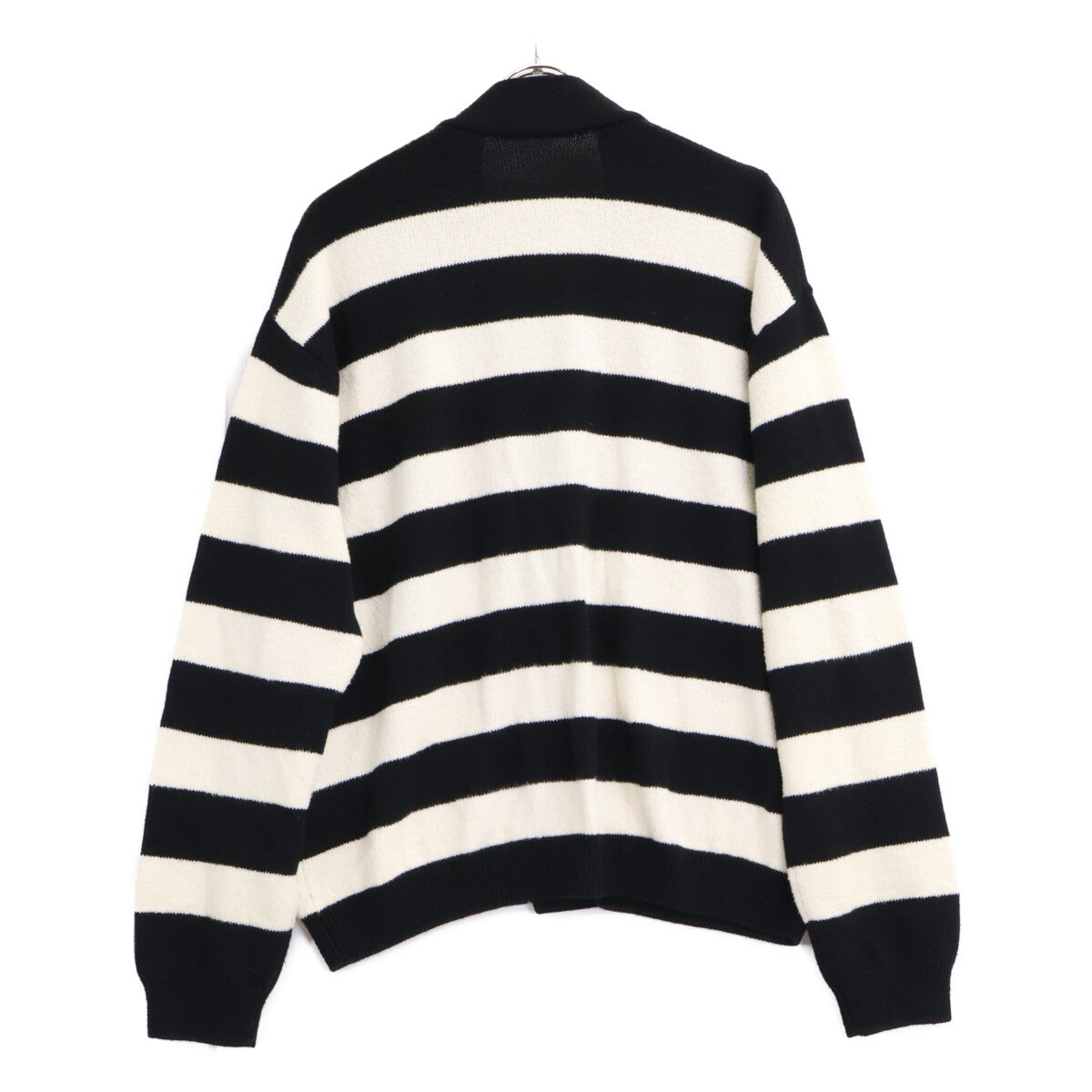 MONCLER モンクレール I10919B00010 CADIGAN TRICOT ビッグロゴワッペン ボーダー カーディガン トップス