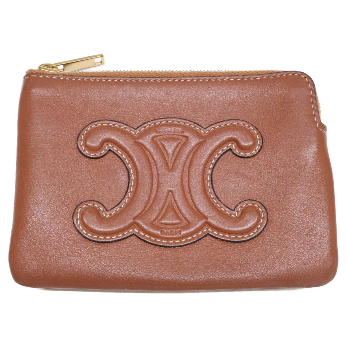 CELINE セリーヌ 10C663 トリオンフ レザー コインケース