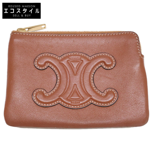 CELINE セリーヌ 10C663 トリオンフ レザー コインケース