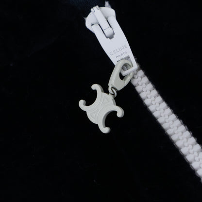 CELINE セリーヌ 【国内正規】2Y99A748Q トリオンフ ジップアップ ベロア パーカー トップス