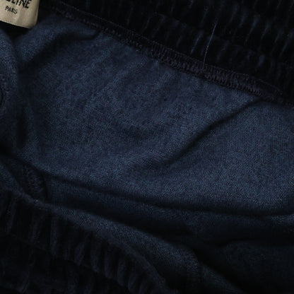 CELINE セリーヌ 【国内正規】2Z404748Q トリオンフ刺繍 ベロア イージーパンツ ボトムス