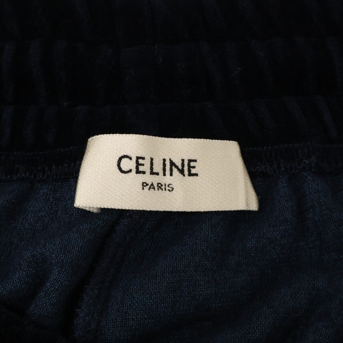CELINE 塞琳 【国内正品】2Z404748Q Triomphe刺绣天鹅绒休闲裤下装