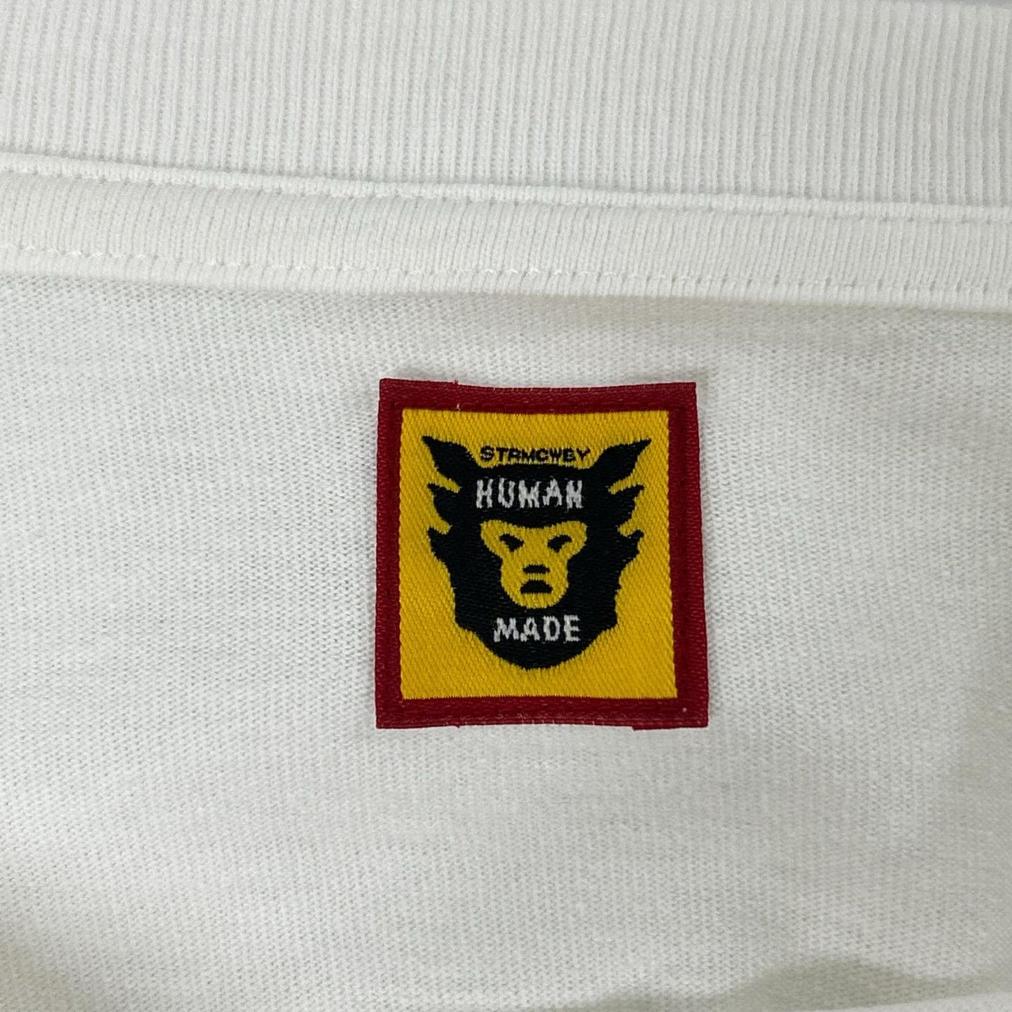 HUMAN MADE ヒューマンメイド ホワイト ハートロゴ コットン ディリーTシャツ トップス