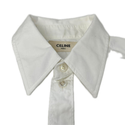 CELINE 2C670091F White Cotton Shirt Blouse