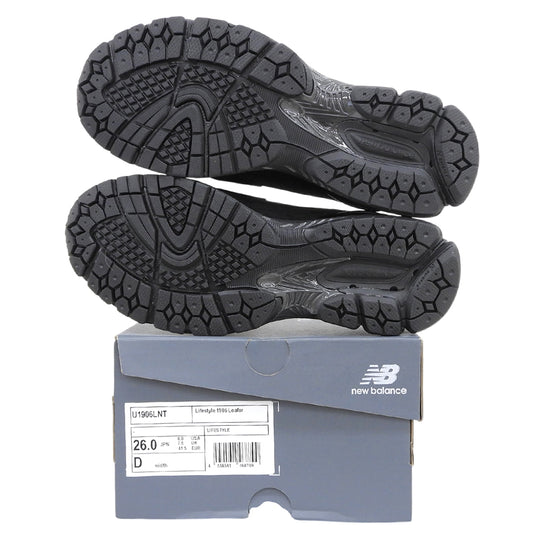 NEW BALANCE ニューバランス 未使用 スウェード ローファー シューズ メンズ ブラック 26cm U1906LNT シューズ