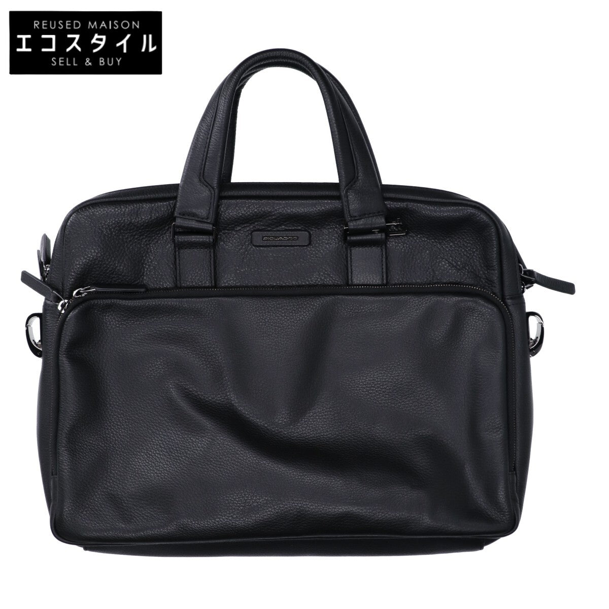 PIQUADRO ピークアドロ 【美品】レザー ノートパソコン 2WAYショルダーブリーフケース ビジネスバッグ ブリーフケース