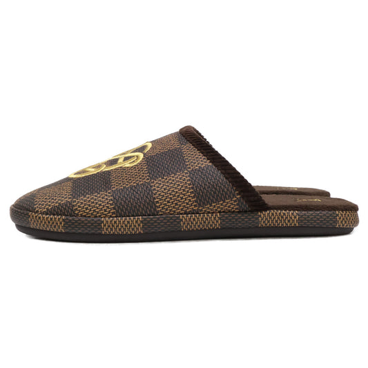LOUIS VUITTON ルイヴィトン 【新品同様】LV パレス・ライン ダミエ ミュール スリッパ ルームシューズ シューズ