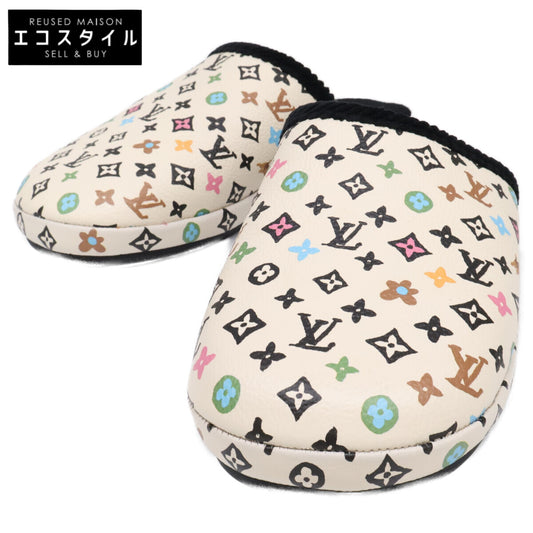 LOUIS VUITTON ルイヴィトン 【新品同様】24年製 LV パレス・ライン モノグラムクラギー ミュール スリッパ ルームシューズ シューズ
