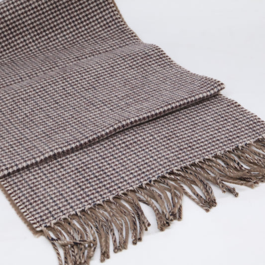 Johnstons ジョンストンズ UNITED ARROWS green label relaxing ユナイテッドアローズ グリーンレーベルリラクシング別注 【新品同様】3136-343-0475 ガンクラブ チェック ウール/カシミヤ マフラー