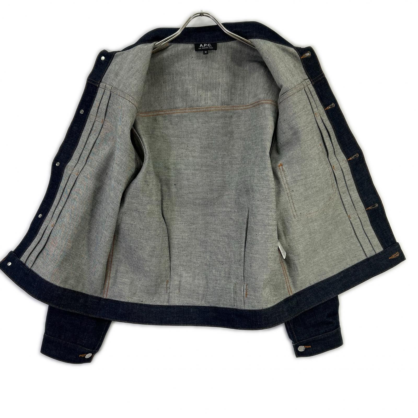 A.P.C. 阿普西 25212-1-30301 DENIM BRUT VESTE JEAN 牛仔夹克