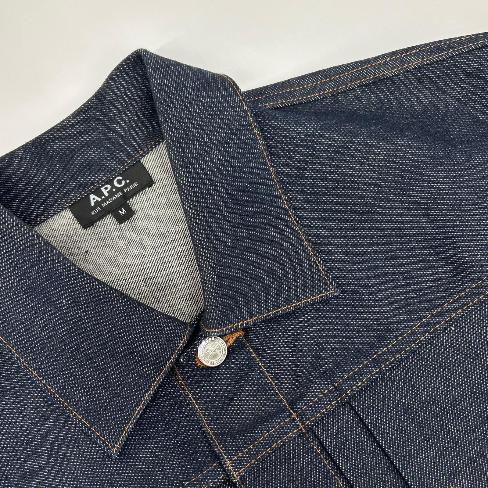 A.P.C. 阿普西 25212-1-30301 DENIM BRUT VESTE JEAN 牛仔夹克