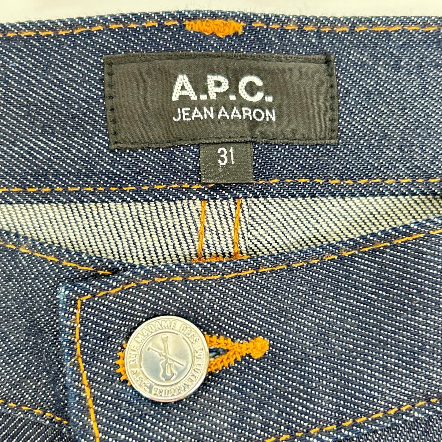 A.P.C. アーペーセー 25082-1-67951 インディゴ JEAN AARON デニムパンツ ボトムス