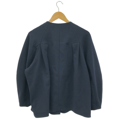 ENFOLD エンフォルド 300HS230-0710 24SS ネイビー TUCK SOLID-JACKET ジャケット