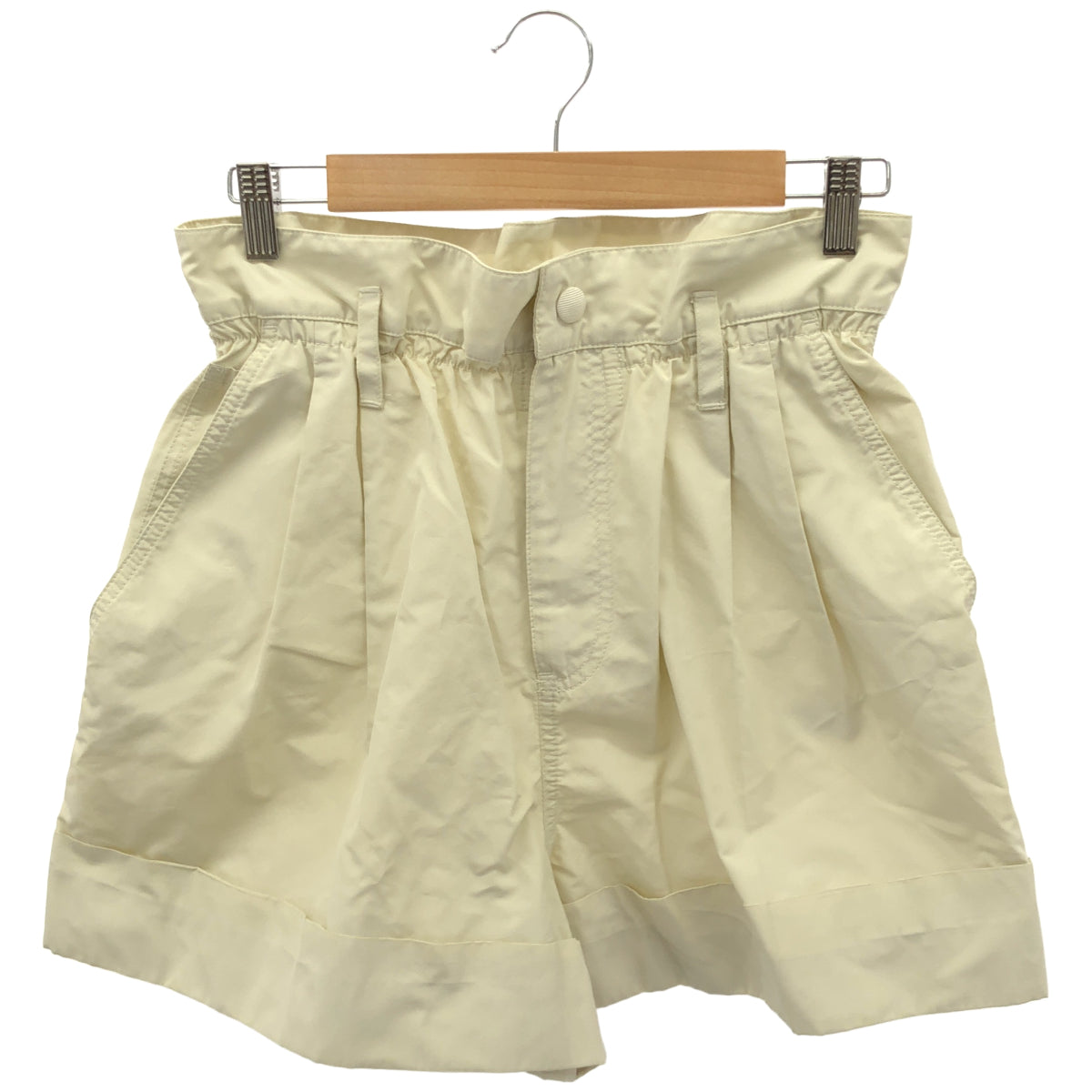 【SALE】 MONCLER モンクレール 20年 ホワイト PLANTALONE ナイロン プリーツ ショートパンツ ボトムス