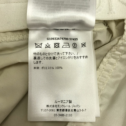【SALE】 MONCLER モンクレール 20年 ホワイト PLANTALONE ナイロン プリーツ ショートパンツ ボトムス