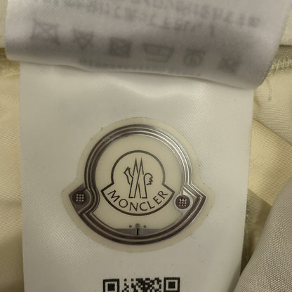 【SALE】 MONCLER モンクレール 20年 ホワイト PLANTALONE ナイロン プリーツ ショートパンツ ボトムス