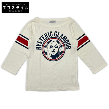 HYSTERIC GLAMOUR HYSTERIC GLAMOUR 2CL-2910 白色 HYS GIRL 七分袖T恤 上衣