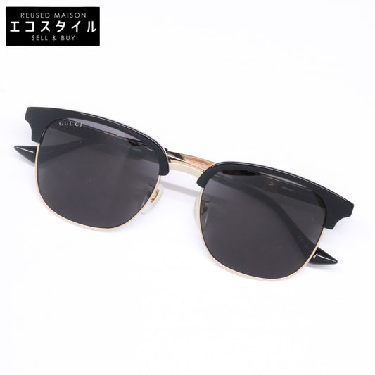 GUCCI グッチ 【美品】GG1499SK 001 ブローライン ウェリントンシェイプ サングラス