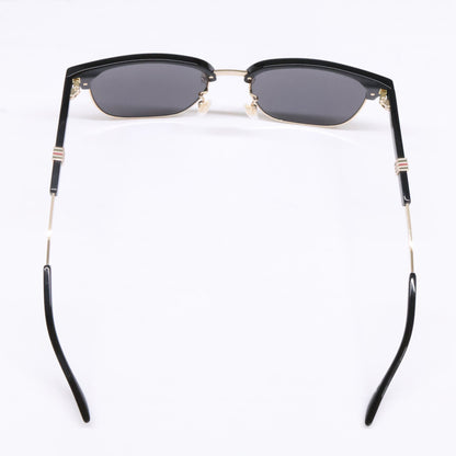 GUCCI グッチ 【美品】GG1499SK 001 ブローライン ウェリントンシェイプ サングラス