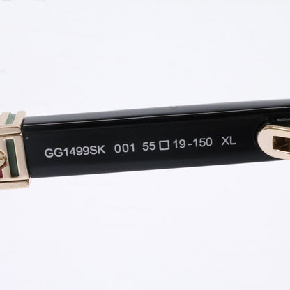 GUCCI グッチ 【美品】GG1499SK 001 ブローライン ウェリントンシェイプ サングラス