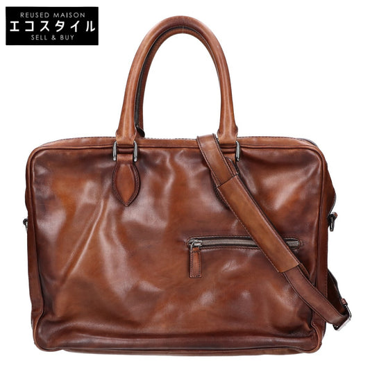 berluti ベルルッティ オルガ期 パティーヌ レザー フォーミュラー1001 3層 ブリーフケース ビジネスバッグ ビジネスバッグ ブリーフケース