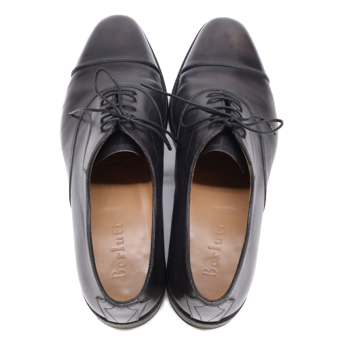 berluti 伯尔鲁帝 【美品】4072 Gaspard Galet 5孔德比直头牛津鞋 男鞋