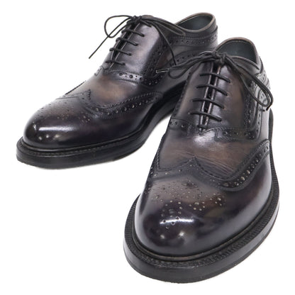 berluti ベルルッティ 【美品】0186 ジェームズ レザー ウィングチップ シューズ シューズ