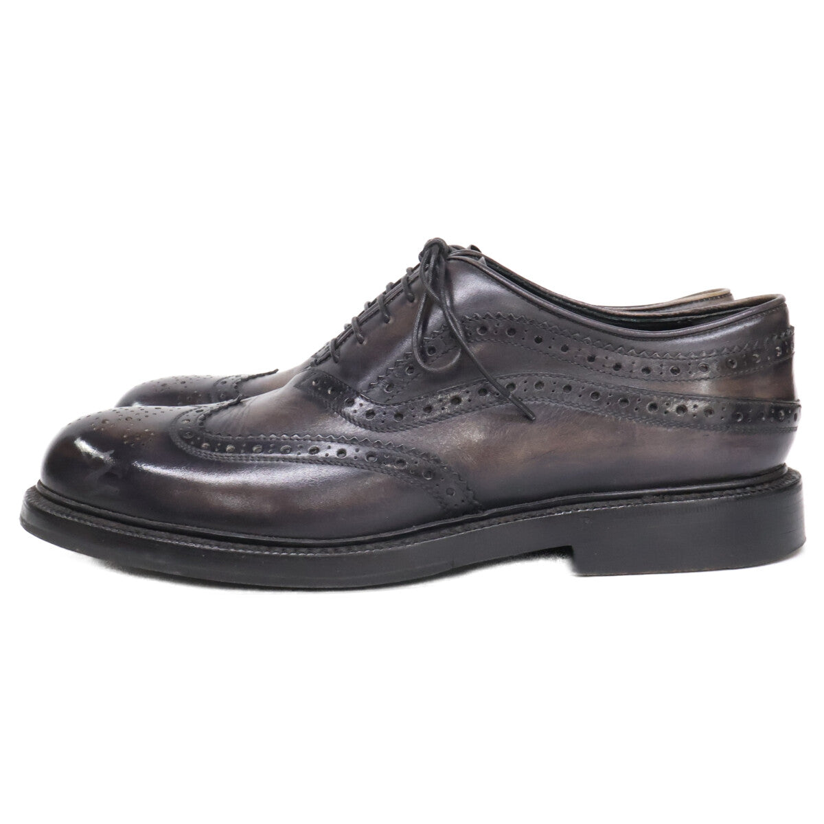 berluti ベルルッティ 【美品】0186 ジェームズ レザー ウィングチップ シューズ シューズ