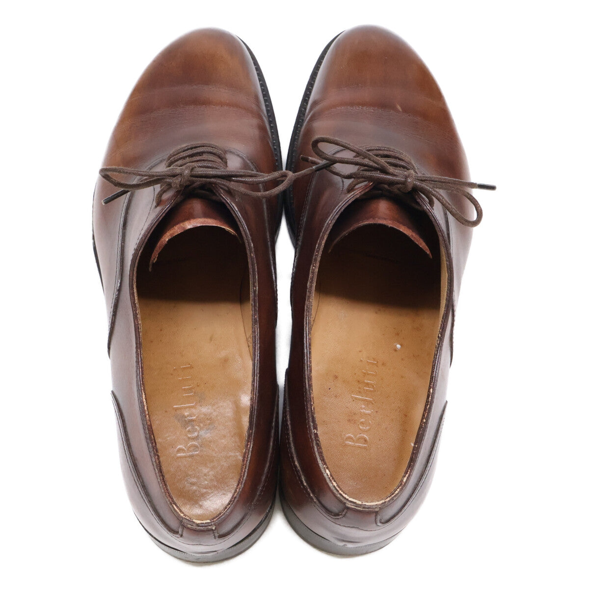 berluti 0123 VALERIO leather plain-toe shoes footwear
