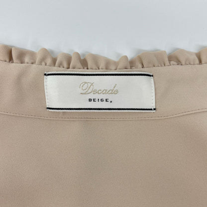 BEIGE 倍姬 米色 EVA 蝴蝶结长袖衬衫 上衣