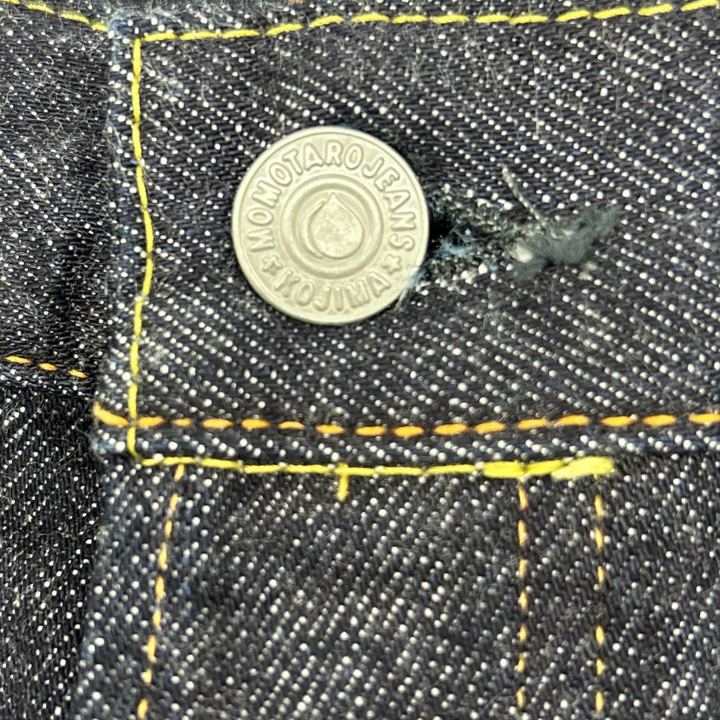MOMOTARO JEANS AMOU-014 × A MAN OF ULTRA 14.7oz DEEPBLUE INDIGO SLIM TAPERED Denim Pants Bottoms
