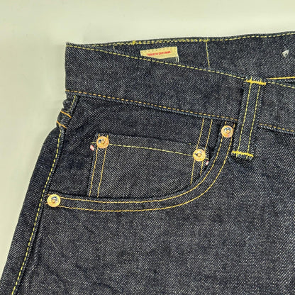 MOMOTARO JEANS AMOU-014 × A MAN OF ULTRA 14.7oz DEEPBLUE INDIGO SLIM TAPERED Denim Pants Bottoms