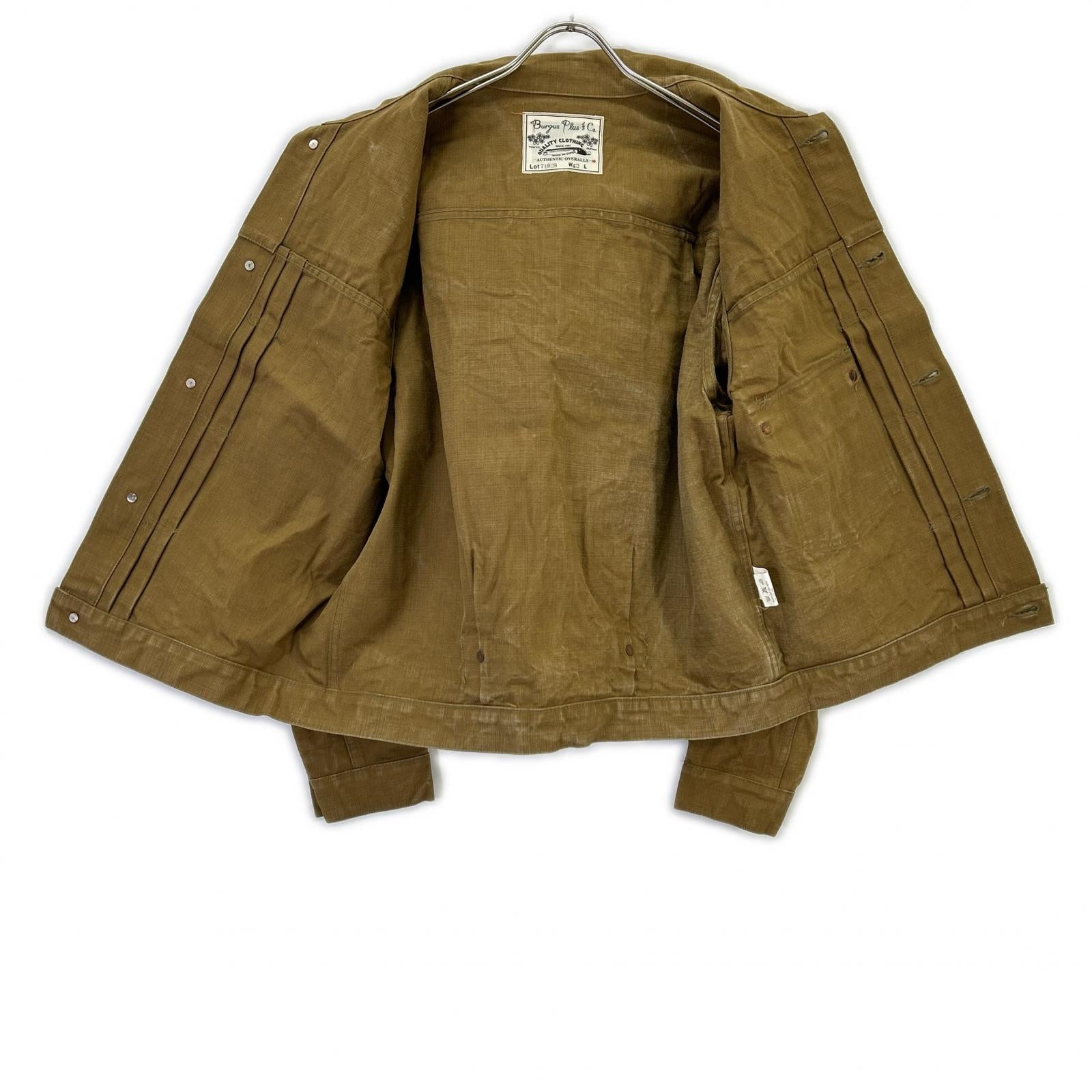 BURGUS PLUS バーガスプラス 71928 Heavy Duck 1st Type Jacket ジャケット