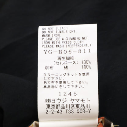 Y's ワイズ YG-B06-811 総柄レイヤードデザイン 半袖シャツ トップス