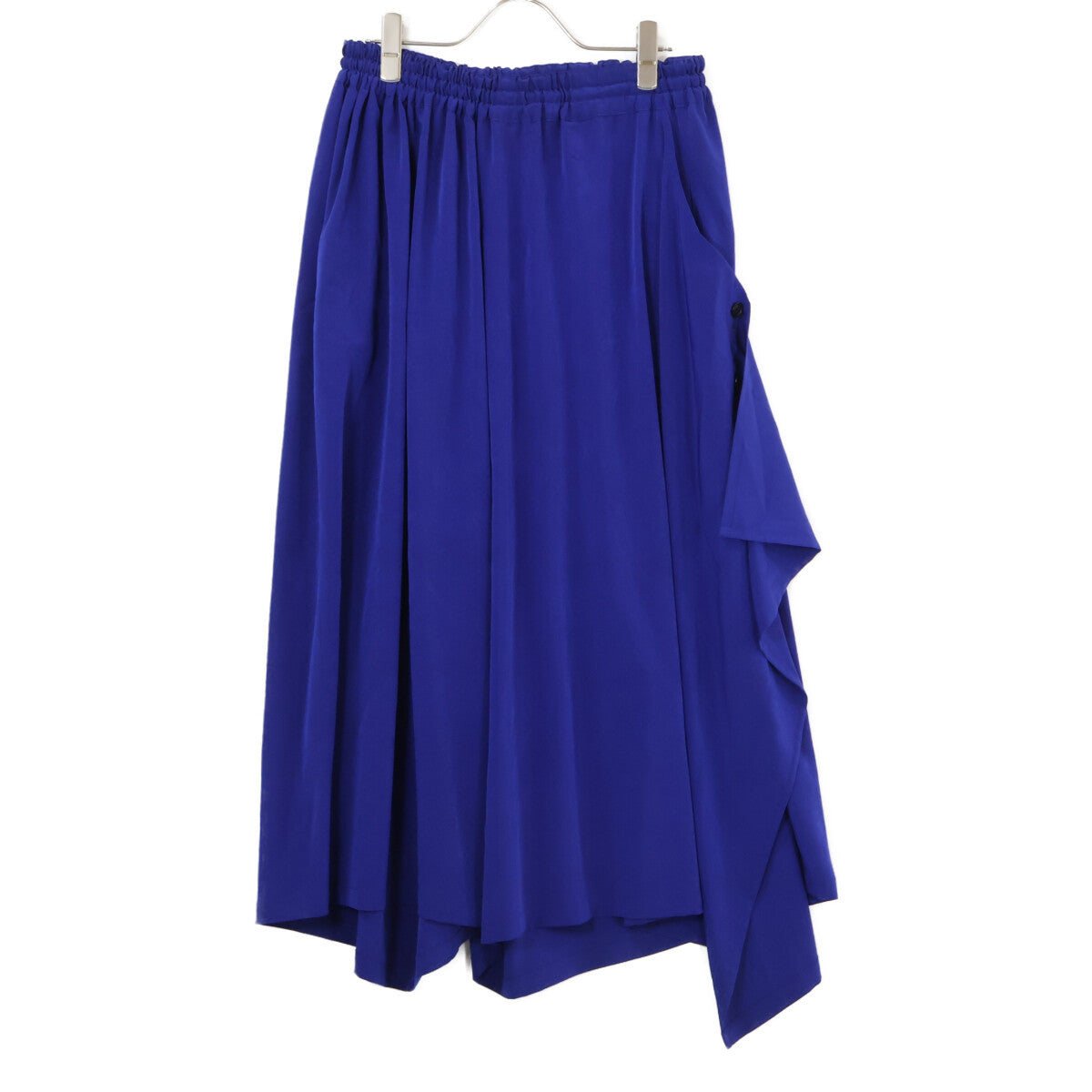 Y's ワイズ 【美品】YT-P02-500 CREPE de CHINE SIDE CLOTH ELASTIC PANTS サイドフラシパンツ ボトムス