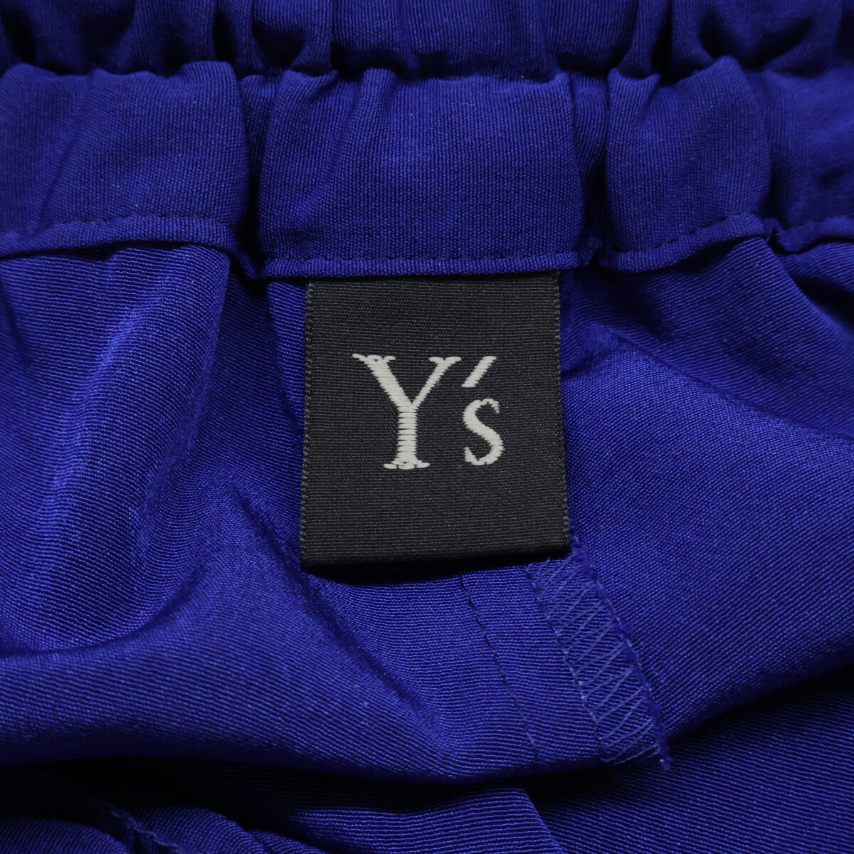 Y's ワイズ 【美品】YT-P02-500 CREPE de CHINE SIDE CLOTH ELASTIC PANTS サイドフラシパンツ ボトムス