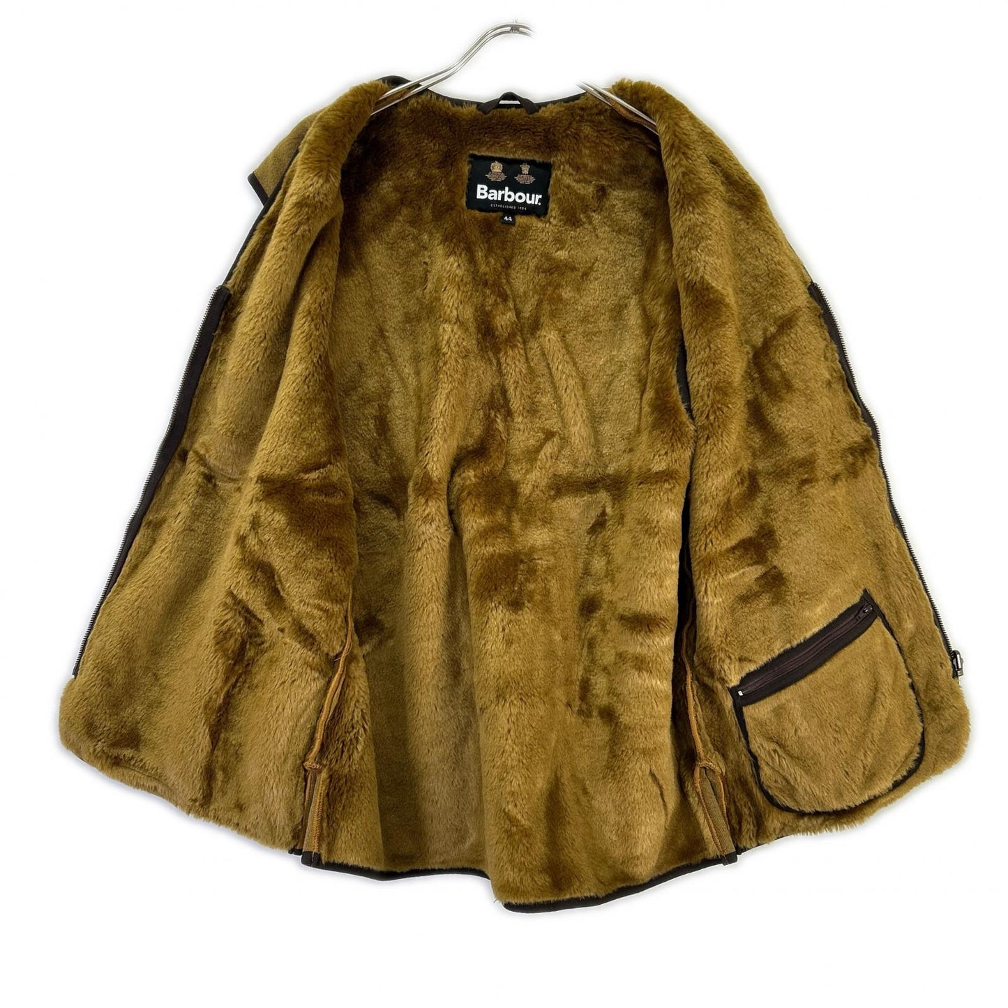 Barbour バブアー 232ML10004 ベージュ ファー ベスト ジャケット
