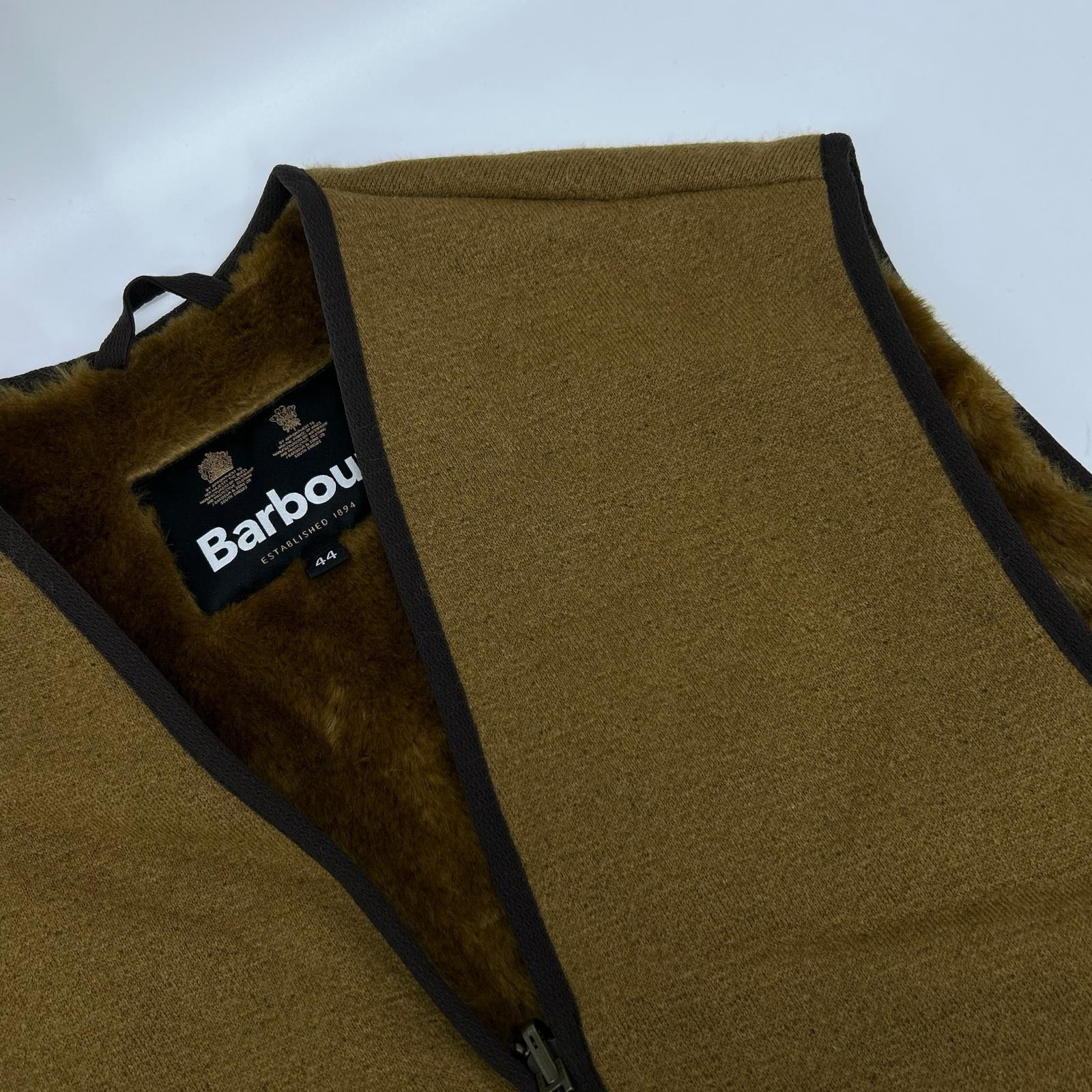 Barbour バブアー 232ML10004 ベージュ ファー ベスト ジャケット