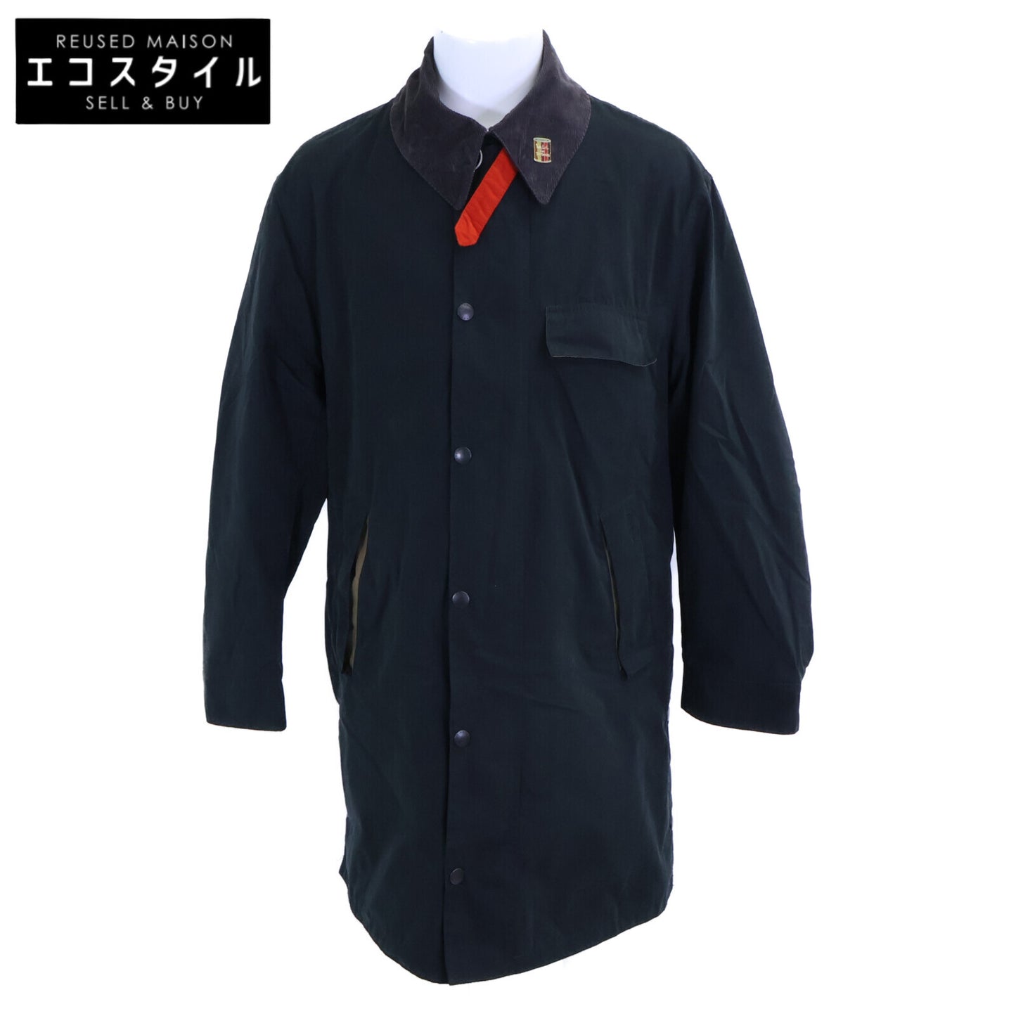 PaulSmith ポールスミス ｘBarbourバブアー【国内正規/25AW】PF-ZZ-32105 Beeston ピーチスキン ロング コート