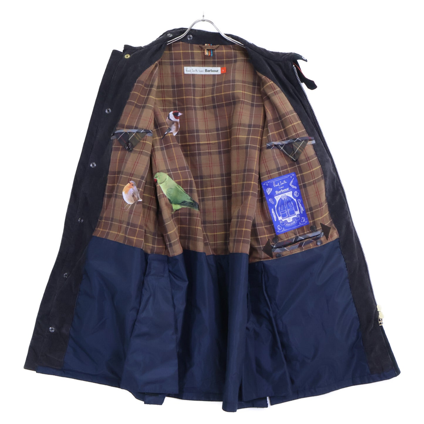 PaulSmith ポールスミス ｘBarbourバブアー【国内正規/25AW】PF-ZZ-32105 Beeston ピーチスキン ロング コート