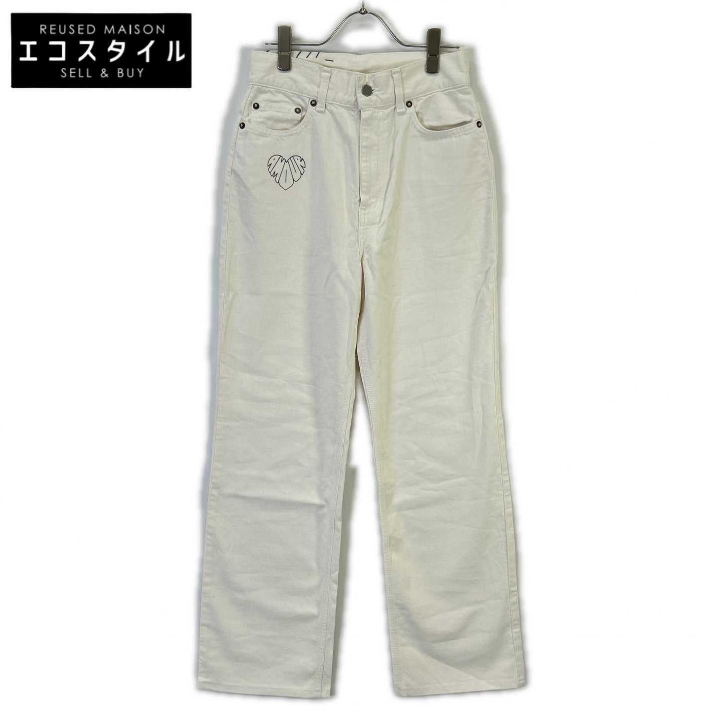 R.H VINTAGE Ron Herman Vintage × Jean André 3610600494 白色 棉质 长裤 下装