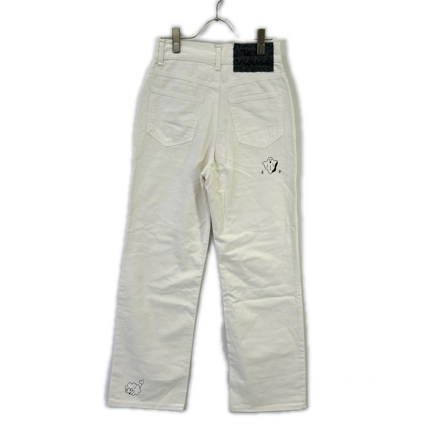 R.H VINTAGE Ron Herman Vintage × Jean André 3610600494 白色 棉质 长裤 下装