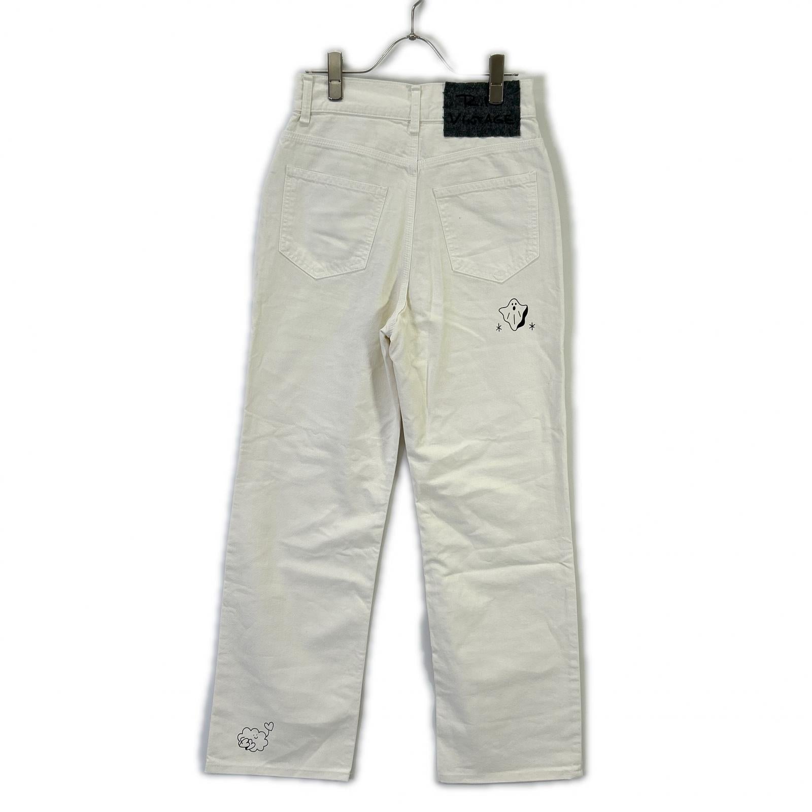 R.H VINTAGE Ron Herman Vintage × Jean André 3610600494 白色 棉质 长裤 下装