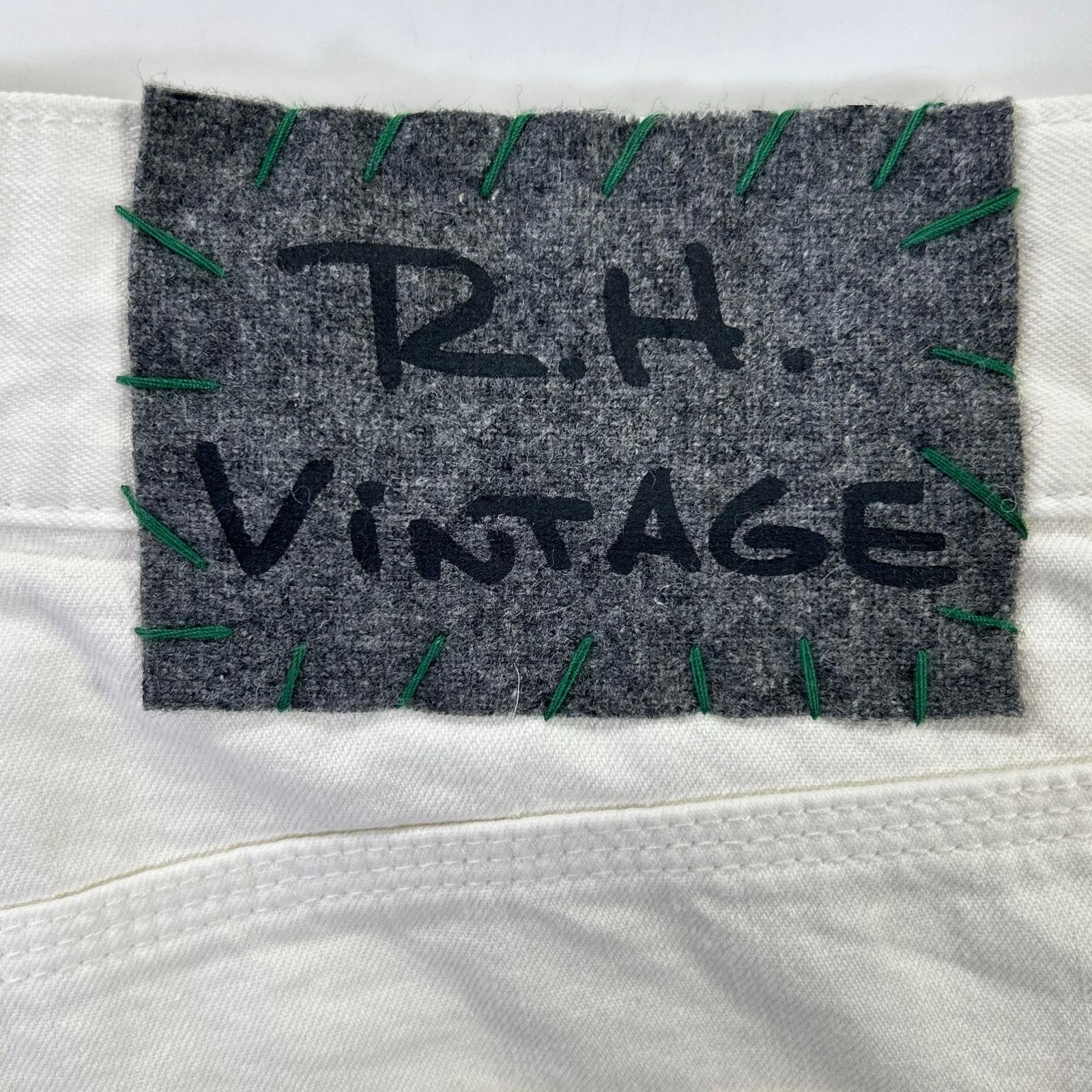 R.H VINTAGE Ron Herman Vintage × Jean André 3610600494 白色 棉质 长裤 下装