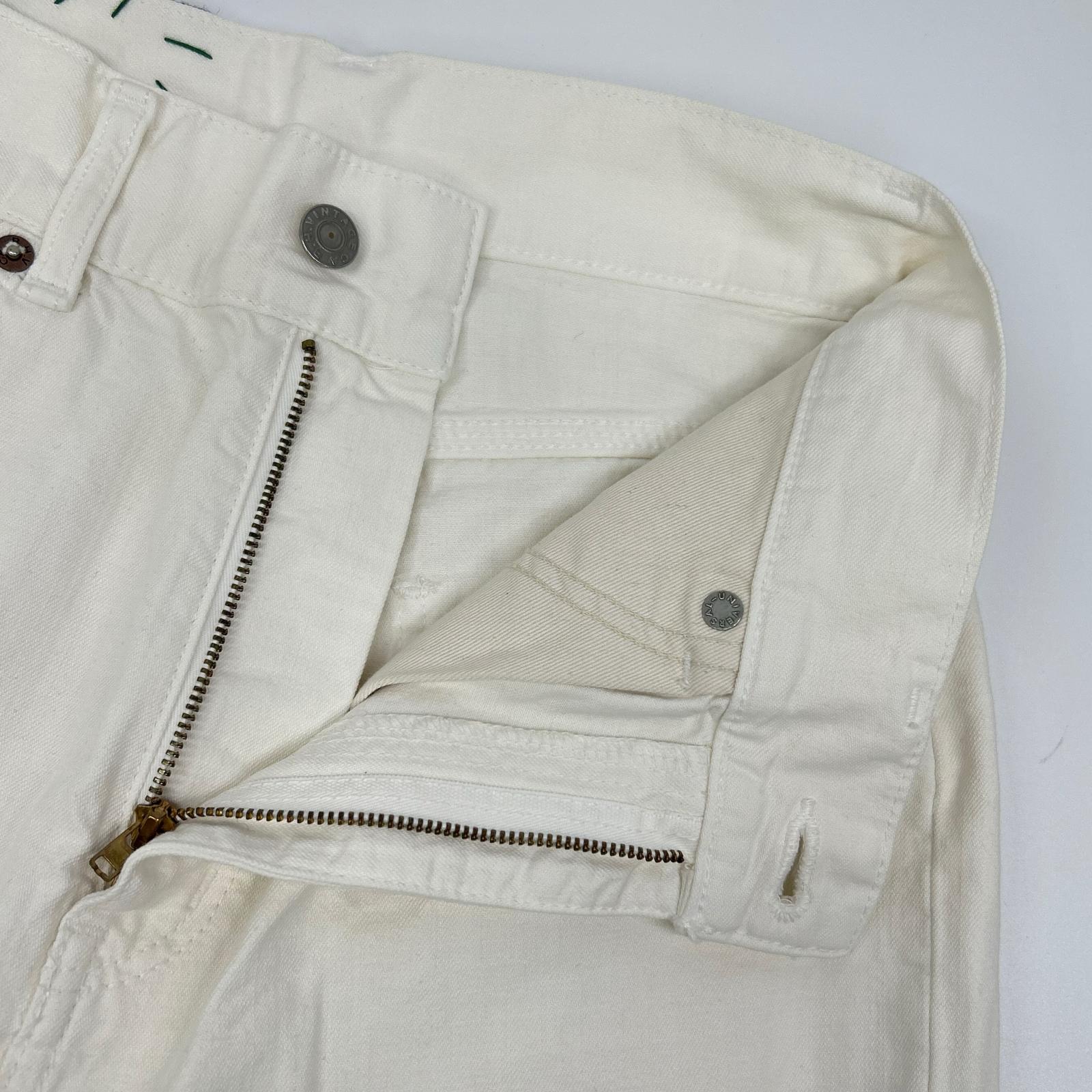 R.H VINTAGE Ron Herman Vintage × Jean André 3610600494 白色 棉质 长裤 下装