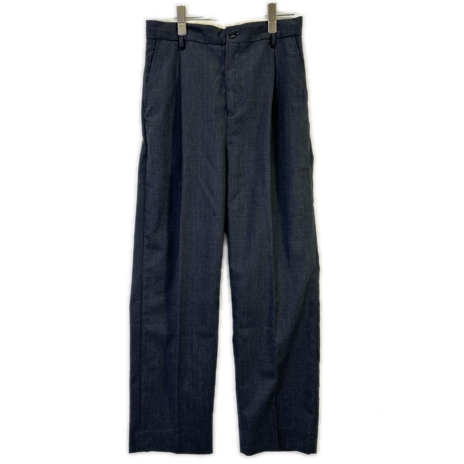 HOLIDAY 22202903 Charcoal WOOL DRAWSTRINGS SLACKS Bottoms