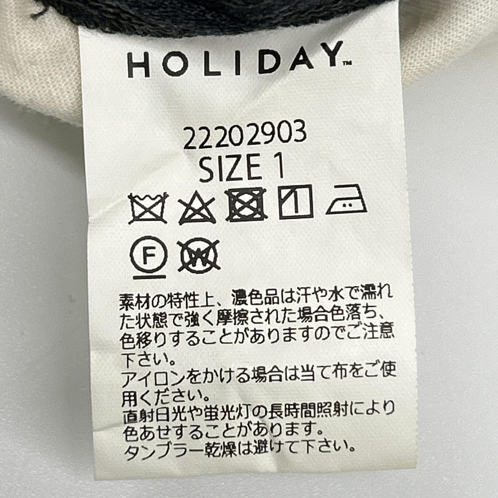 HOLIDAY 22202903 Charcoal WOOL DRAWSTRINGS SLACKS Bottoms