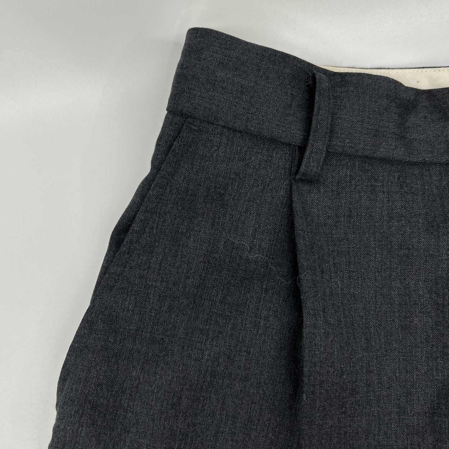 HOLIDAY 22202903 Charcoal WOOL DRAWSTRINGS SLACKS Bottoms