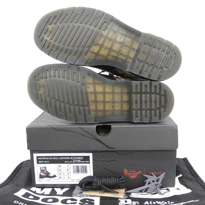 Dr.Martens ドクターマーチン 新品同様 METALLICA SKULL LIGHTENING 8 ホール ブーツ シューズ メンズ ブラック 7 1460 シューズ