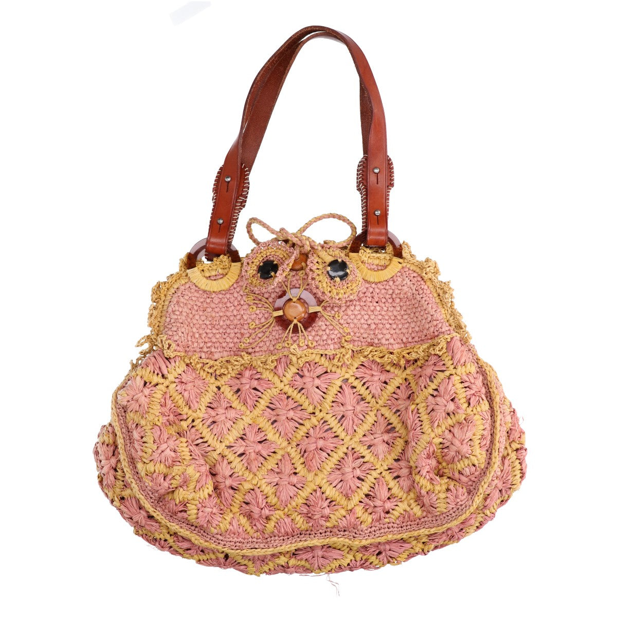 【SALE】 JAMIN PUECH ジャマンピュエッシュ 編み込み ハンドバッグ
